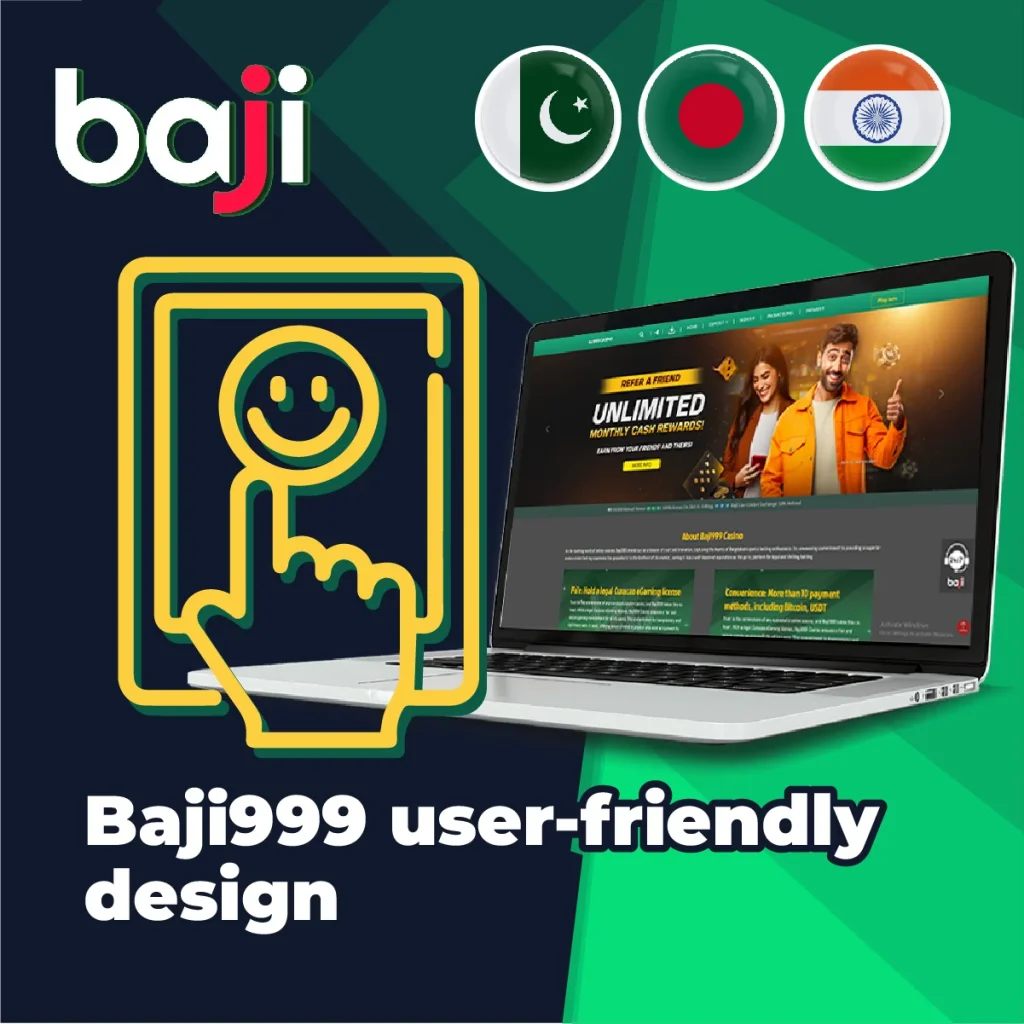 Baji999 user friendly design